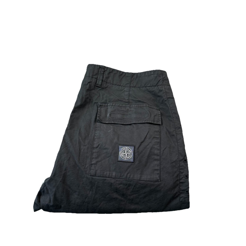 Stone Island Black Tactical Cotton Men's Streetwear Pant Size 34x30